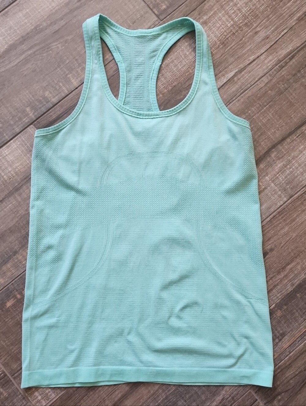 Lululemon Swiftly Women's Tank Top Racerback Athletic Workout Seaform Aqua 8